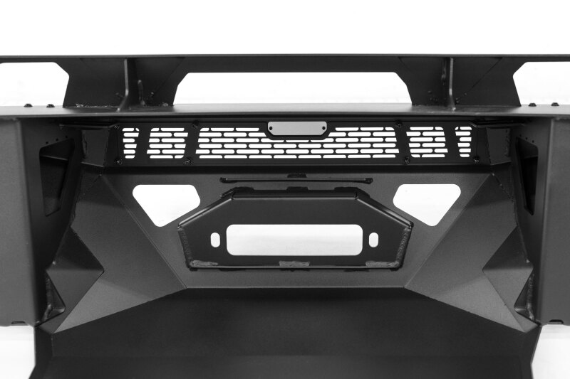 GMC Sierra 3500 Front Bumper - DV8 Offroad - Spec Series - Micro-texture black powder coat with satin black accents - `20-`23